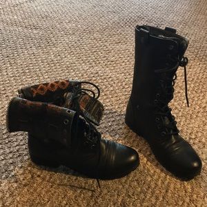 Size 8 Forever 21 Black Boots
